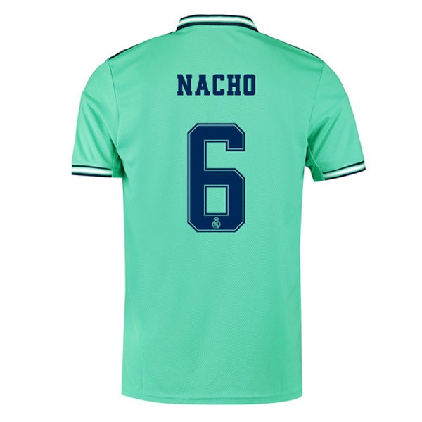 Camiseta Real Madrid NO.6 Nacho Tercera equipación 2019-2020 Verde